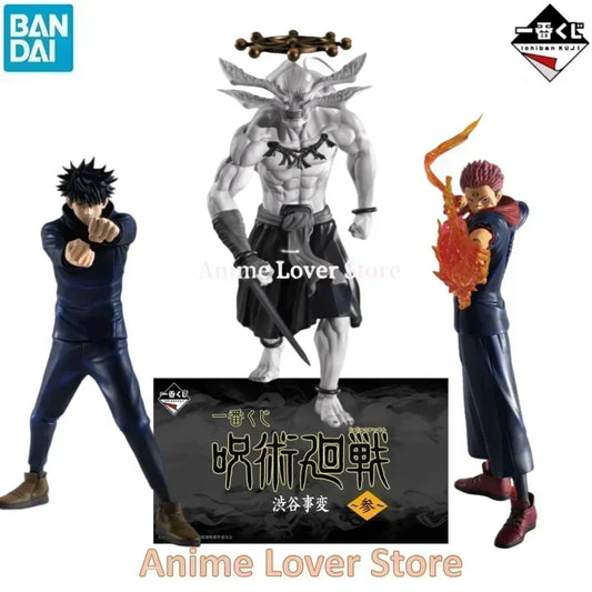 Original Genuine Bandai Jujutsu Kaisen Ichiban Kuji Fushiguro Megumi Ryomen Sukuna Makora Anime Figures Toys - Jujutsu Kaisen Merch - Free Shipping Buy Now