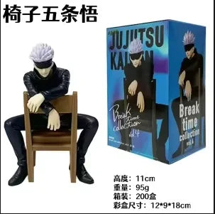 11cm New Gojo Satoru Anime Jujutsu Kaisen Action Figure Itadori Yuji Seated Noodle Stopper Model Toys Japanese Dolls Hobbies - Jujutsu Kaisen Merch - Free Shipping Buy Now