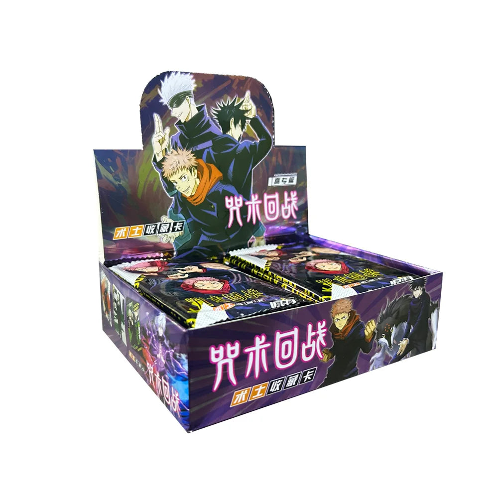 Cartes rares Jujutsu Kaisen pour enfants, personnage de dessin animé Gojo Satoru Fushiguro Megumi Itadori Yuji Warlock, carte de Collection, jouet Gif, 2024