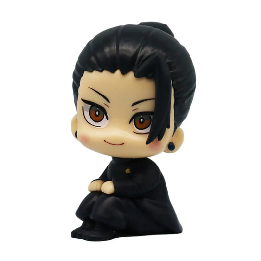 Anime Cute Fushiguro Toji Jujutsu Kaisen Figure Gojo Satoru Action Figure Q Version Doll Geto Suguru Statue 10cm PVC Model Toys - Jujutsu Kaisen Merch - Free Shipping Buy Now