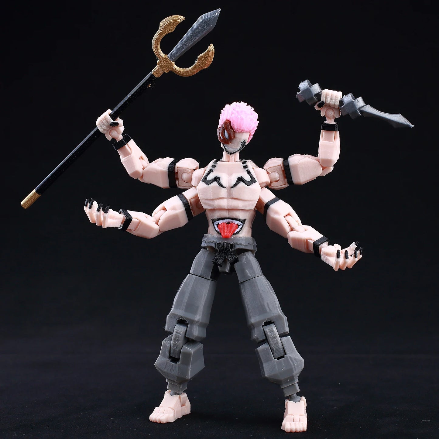 3d Printed Dummy13 Jujutsu Kaisen Ryomen Sukuna Action Figure Anime Model Toys Multi-Jointed Poseable Collectible Toy Gift - Jujutsu Kaisen Merch - Free Shipping Buy Now