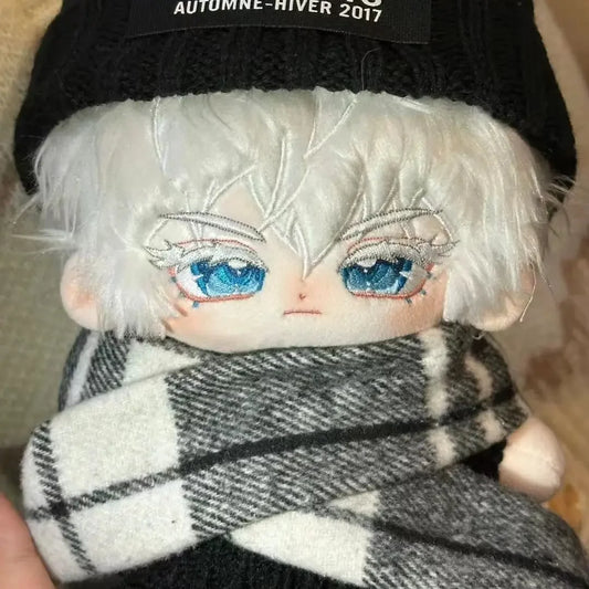 20cm Jujutsu Kaisen Satoru Gojou Dress-up Doll Anime Peripheral Stuffed Plush Doll Cartoon Cotton Doll Children Adults Cute Toys - Jujutsu Kaisen Merch - Free Shipping Buy Now