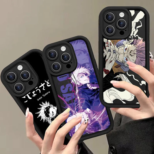 呪術廻戦五条悟ケースモトローラモトエッジ 40 50 プロフュージョンウルトラ G85 G35 G75 G05 G84 G15 G34 E14 シリコンカバー