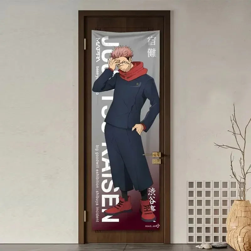 New Satoru Gojo Poster Jujutsu Kaisen Room Decoration Poster Wall Stickers Okkotsu Yuta Mahito 200cm high and 60cm wide poster