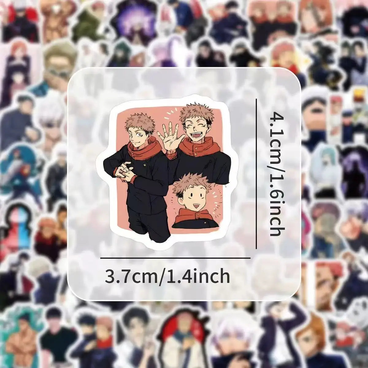100PCS Jujutsu Kaisen Pattern Graffiti Stickers DIY Waterproof Decals For Luggage Phone Cases and Personalized Decoration