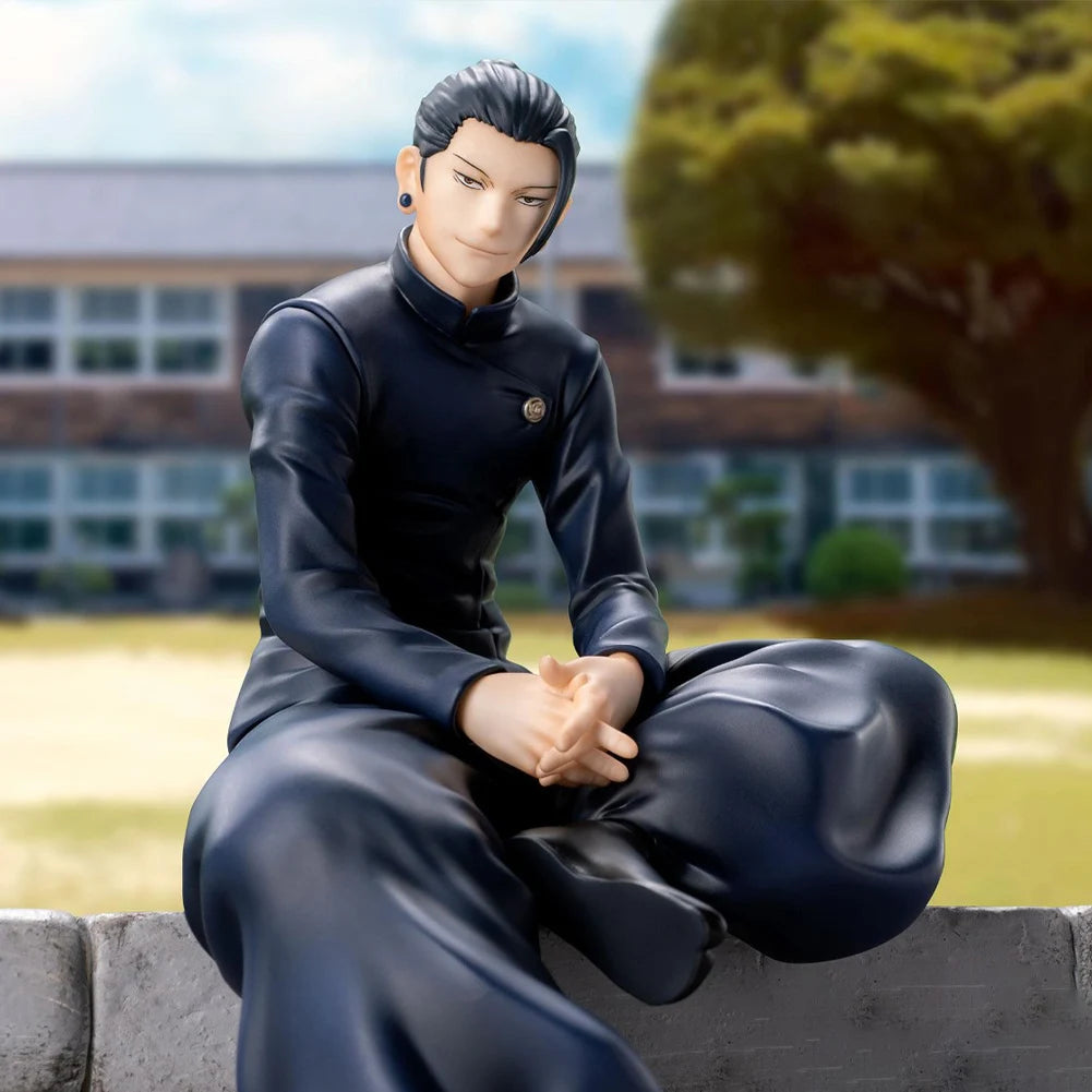 14cm JJK Anime Figure gojo Sitting Posture Action Figure Geto Suguru Figurine PVC Adult Collection Model Toys Decoration Gifts - Jujutsu Kaisen Merch - Free Shipping Buy Now
