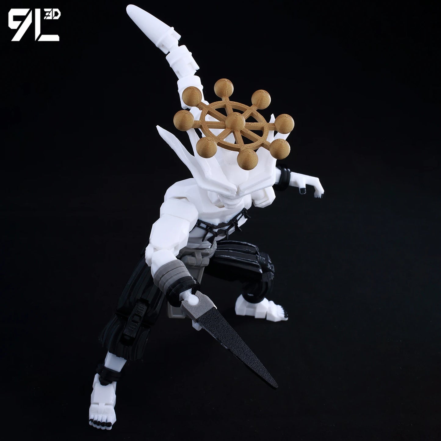 9L3D Mahoraga & Gojo Satoru 3D Printed Figures Set Jujutsu Kaisen Anime Multi-Jointed Poseable Model Collectible Toys Gift - Jujutsu Kaisen Merch - Free Shipping Buy Now