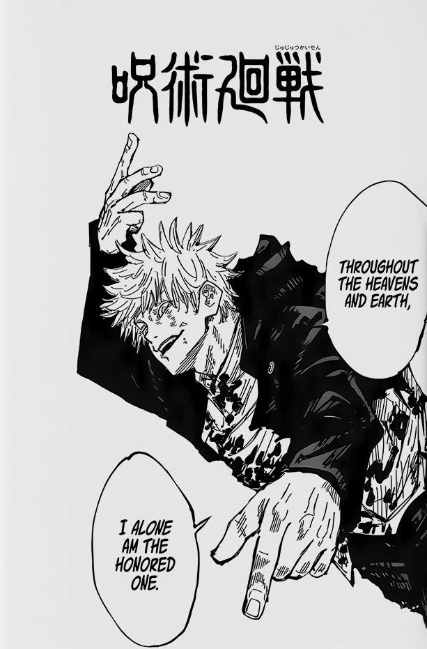 Modern Famous Bilibili Black and White Anime J-Jujutsu K-Kaisen Poster Canvas Paint Print Art Picture Home Room Wall Decor Gift