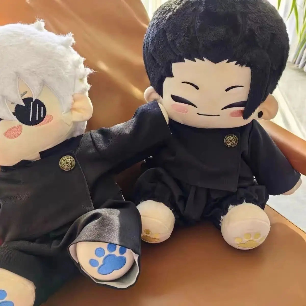 40cm Jujutsu Kaisen Plush dolls Satoru Gojo Doll Geto Suguru Dolls cute Cotton Doll room decoration Toy Kids birthday Gifts - Jujutsu Kaisen Merch - Free Shipping Buy Now