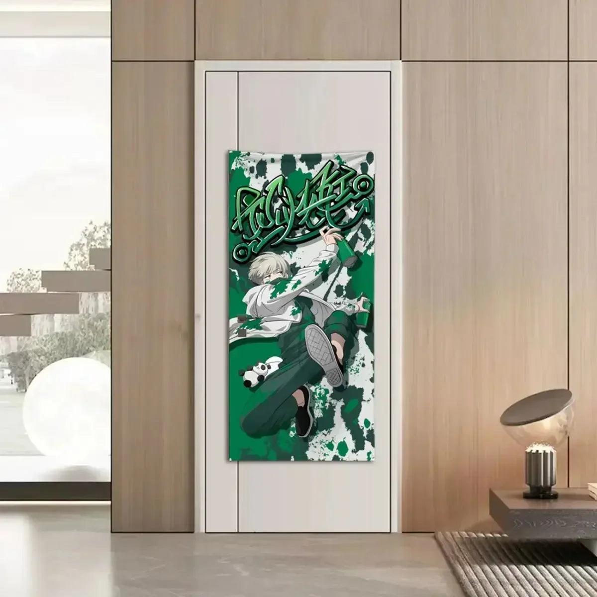 New Satoru Gojo Poster Jujutsu Kaisen Room Decoration Poster Wall Stickers Okkotsu Yuta Mahito 200cm high and 60cm wide poster