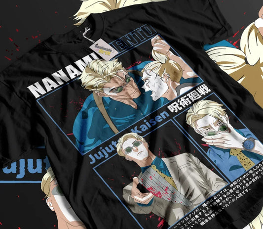 Nanami Kento T-Shirt Jujutsu Kaisen JJK Anime Manga Shirt Soft Tee All Sizes - Jujutsu Kaisen Merch - Free Shipping Buy Now