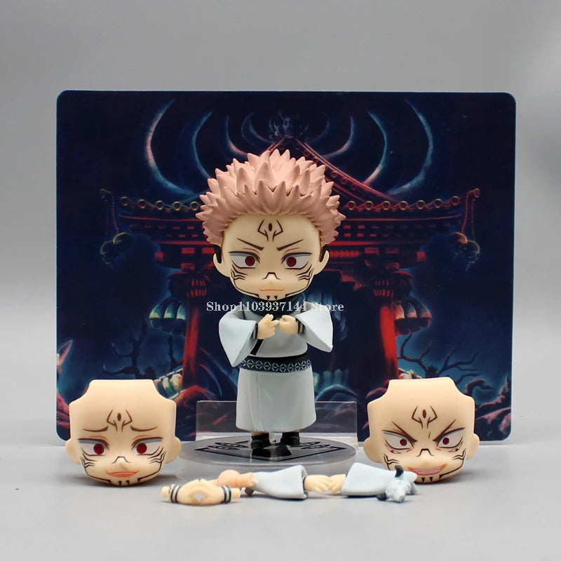10cm Anime GSC Jujutsu Kaisen #1834 Cute Figure Ryomen Sukuna Ction Figure Movable Q Version Model Doll PVC Collectible Toy Gfit - Jujutsu Kaisen Merch - Free Shipping Buy Now