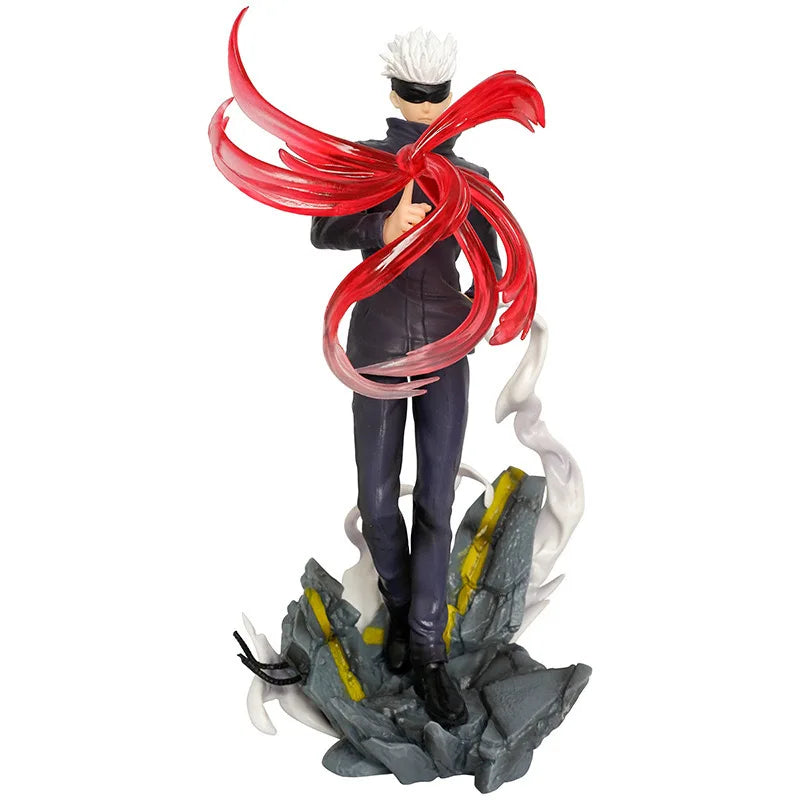 28cm Anime Cartoon Jujutsu Kaisen Gojo Satoru Kids Toys Pvc Model Statue Collection Brinquedos Action Figure Birthday Toys Gift - Jujutsu Kaisen Merch - Free Shipping Buy Now