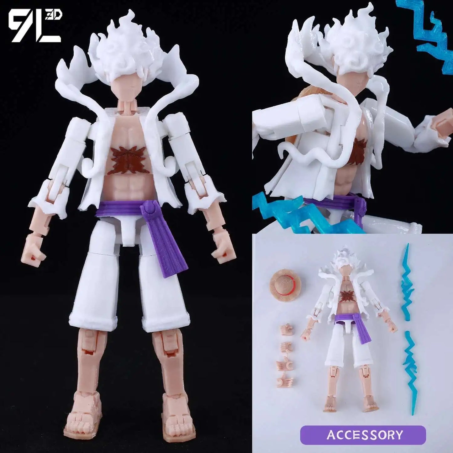 9L3D Printed Anime Naruto Jujutsu Kaisen One Piece Characters Lucky13 Dummy Action Figures Multi-Jointed T13 Mannequin Toys - Jujutsu Kaisen Merch - Free Shipping Buy Now