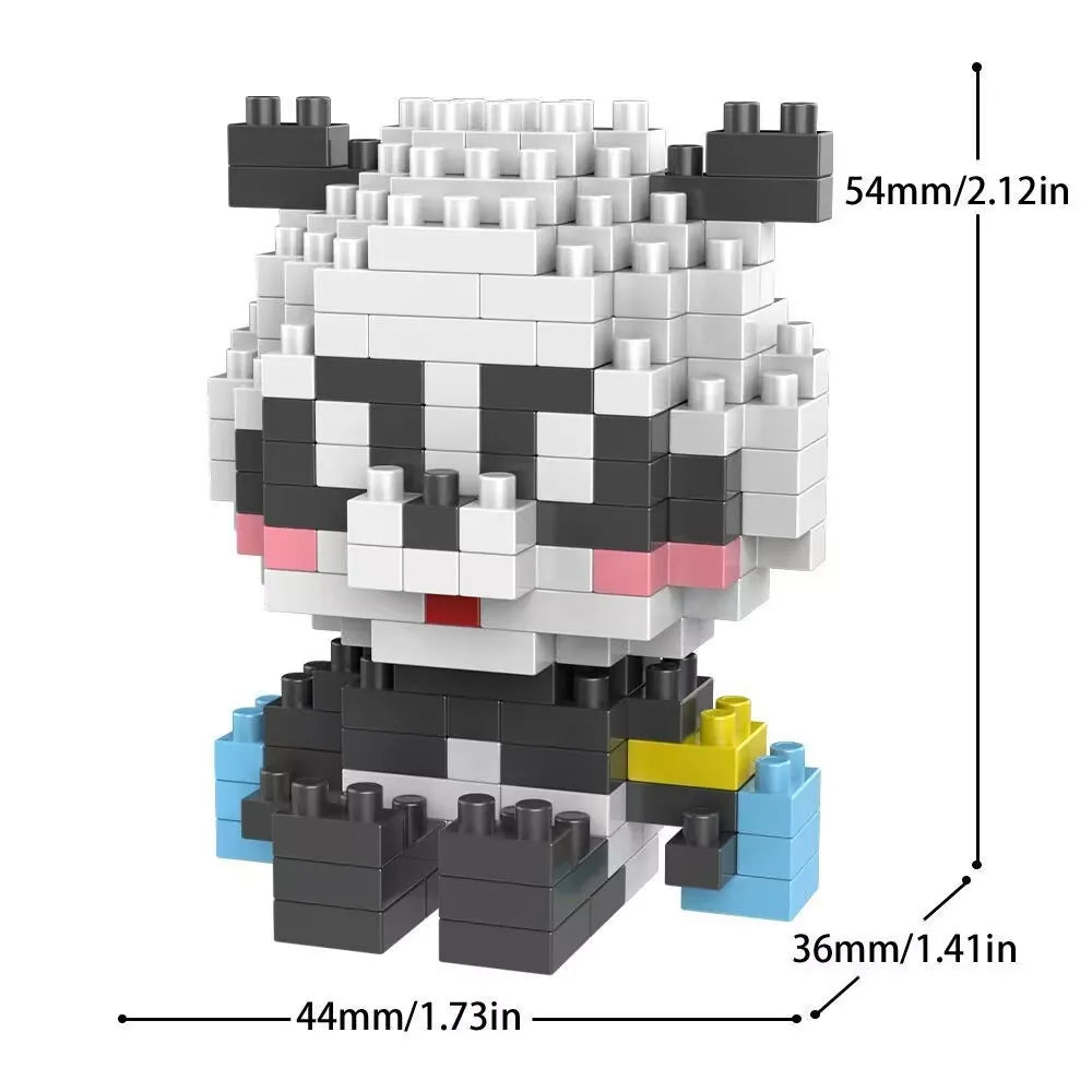 JX – Mini figurine Jujutsu, Micro bloc de construction, Kaisen Anmie, périphériques Gojo Satoru, bricolage, Statue d'épissure, poupée Fushiguro Megumi