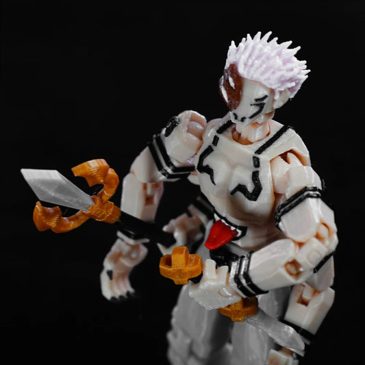 3D Printed Jujutsu Kaisen Ryomen King Of Curses Heian Sukuna Multi-Jointed Shapeshift Toys Action Figures Model Ornaments Gifts - Jujutsu Kaisen Merch - Free Shipping Buy Now