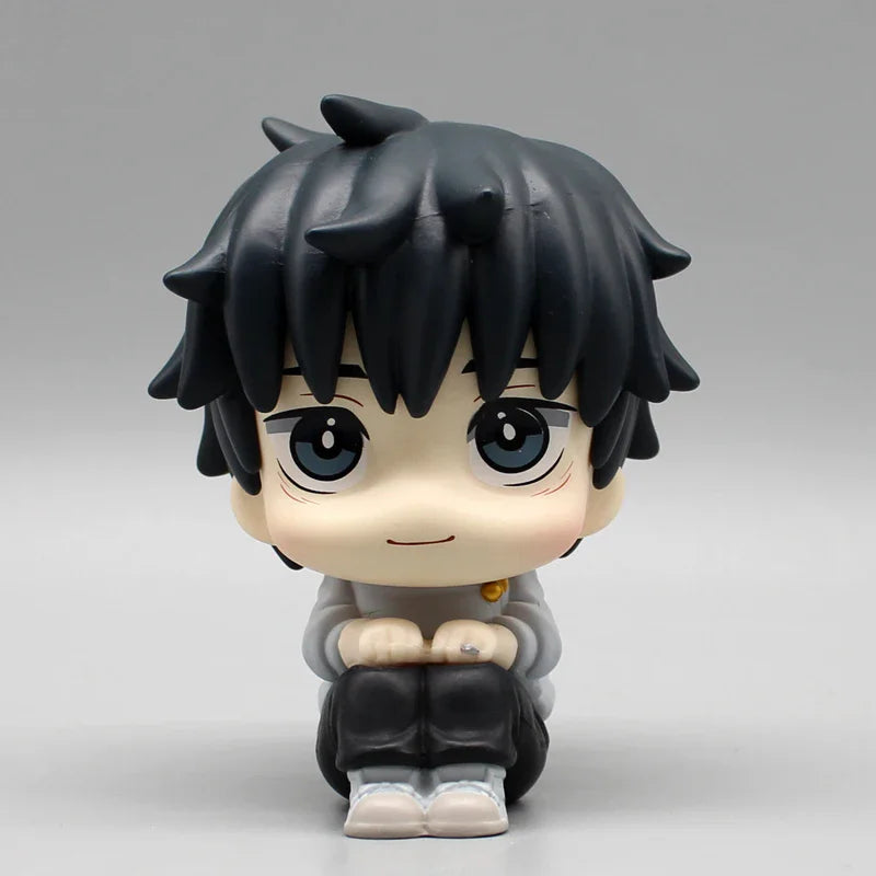 Anime Kawaii Fushiguro Lookup Ryomen Sukuna Toy Gojo Jujutsu Kaisen Mini Figures Geto Suguru Sitting Figure PVC Collection Dolls - Jujutsu Kaisen Merch - Free Shipping Buy Now