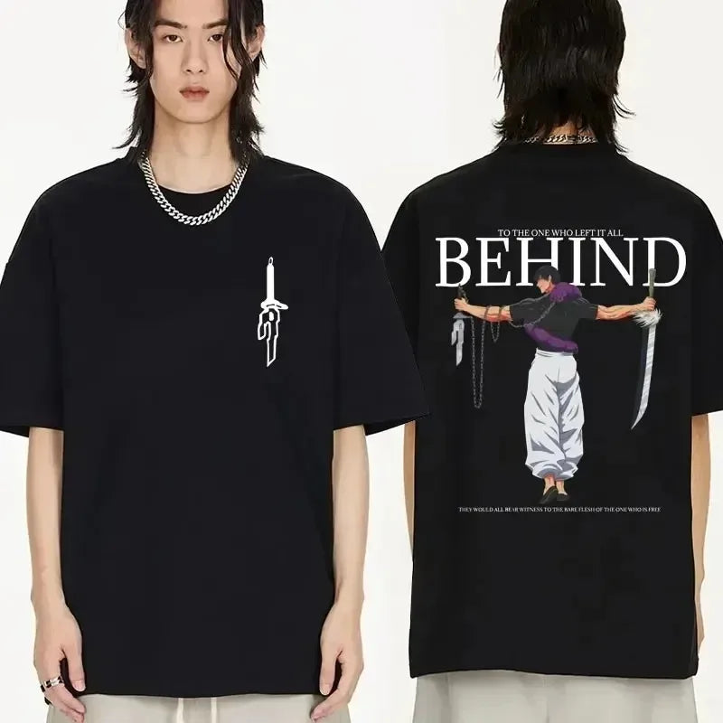 Anime Jujutsu Kaisen Fushiguro Toji To The One Who Lfft It All Behind Graphic T Shirt Men Women Casual Harajuku T-shirt Y2k Tops - Jujutsu Kaisen Merch - Free Shipping Buy Now