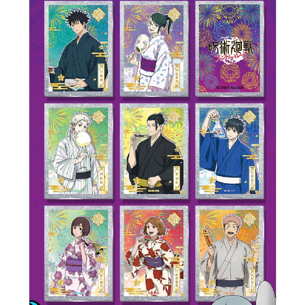 Cartes de collection Jujutsu Kaisen Fantasy Action Battle Anime Ryomen Sukuna Cartes de personnages Cadeaux de Noël préférés des enfants