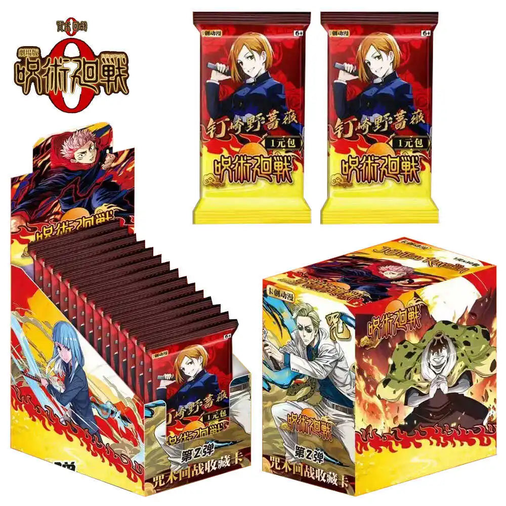 Carte Jujutsu Kaisen Gojo Satoru Fushiguro Megumi Itadori Yuji Warlock, carte de théâtre comique SKP NP, carte de Collection, jouet cadeau pour enfant