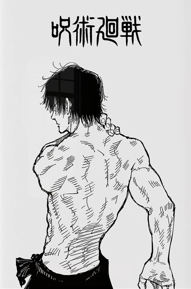 Modern Famous Bilibili Black and White Anime J-Jujutsu K-Kaisen Poster Canvas Paint Print Art Picture Home Room Wall Decor Gift