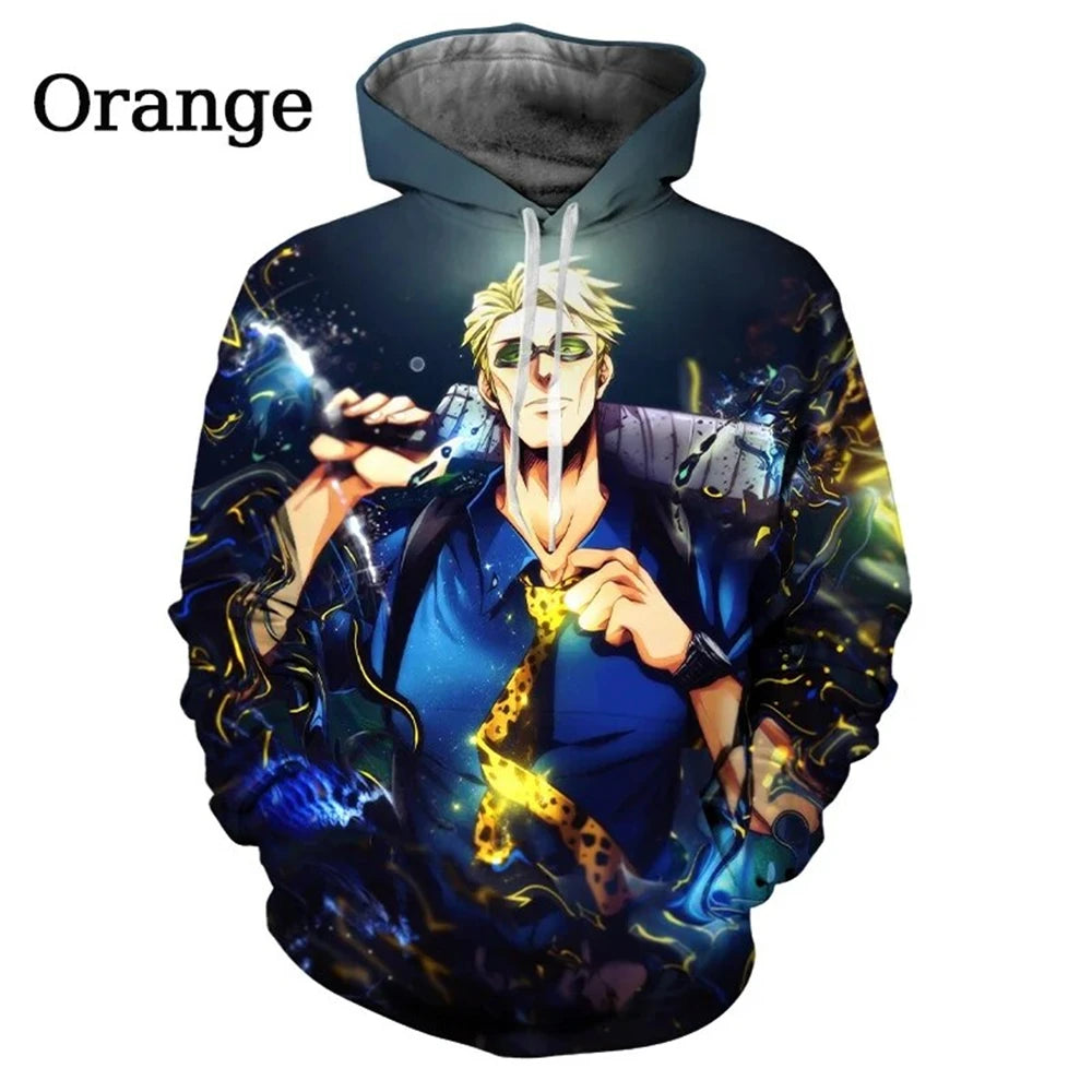 Anime Manga Jujutsu Kaisen Pattern Men's Hoodie Satoru Gojo Sweatshirt 3D Print Men's Hoodie Fashion Pullover New Men's Clothing - Jujutsu Kaisen Merch - Free Shipping Buy Now