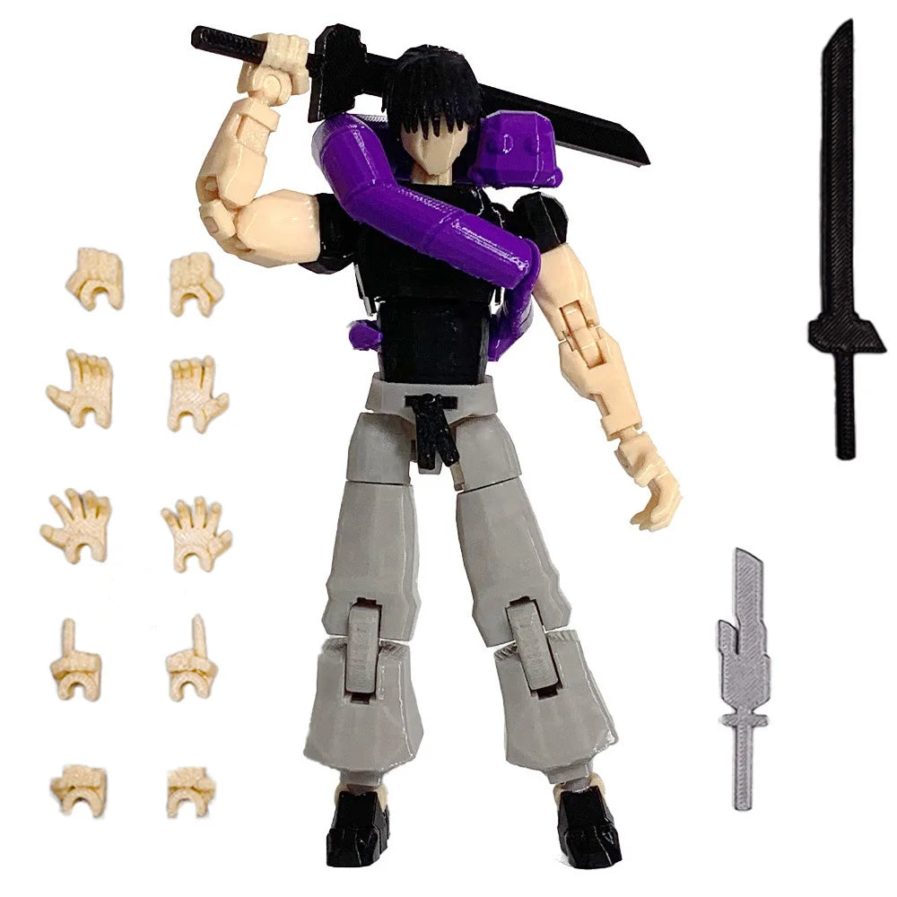3D Printed Jujutsu Kaisen Fushiguro Toji Anime Multi-Jointed Shapeshift Toys Action Figures Mannequin Model Ornaments Gifts - Jujutsu Kaisen Merch - Free Shipping Buy Now