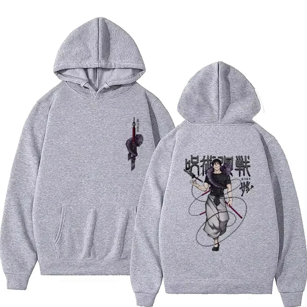 Japanese Anime Family Hoodies Jujutsu Kaisen Fushiguro Toji Graphic Male Fashion Manga Streetwear Men Women Sweatshirt - Jujutsu Kaisen Merch - Free Shipping Buy Now