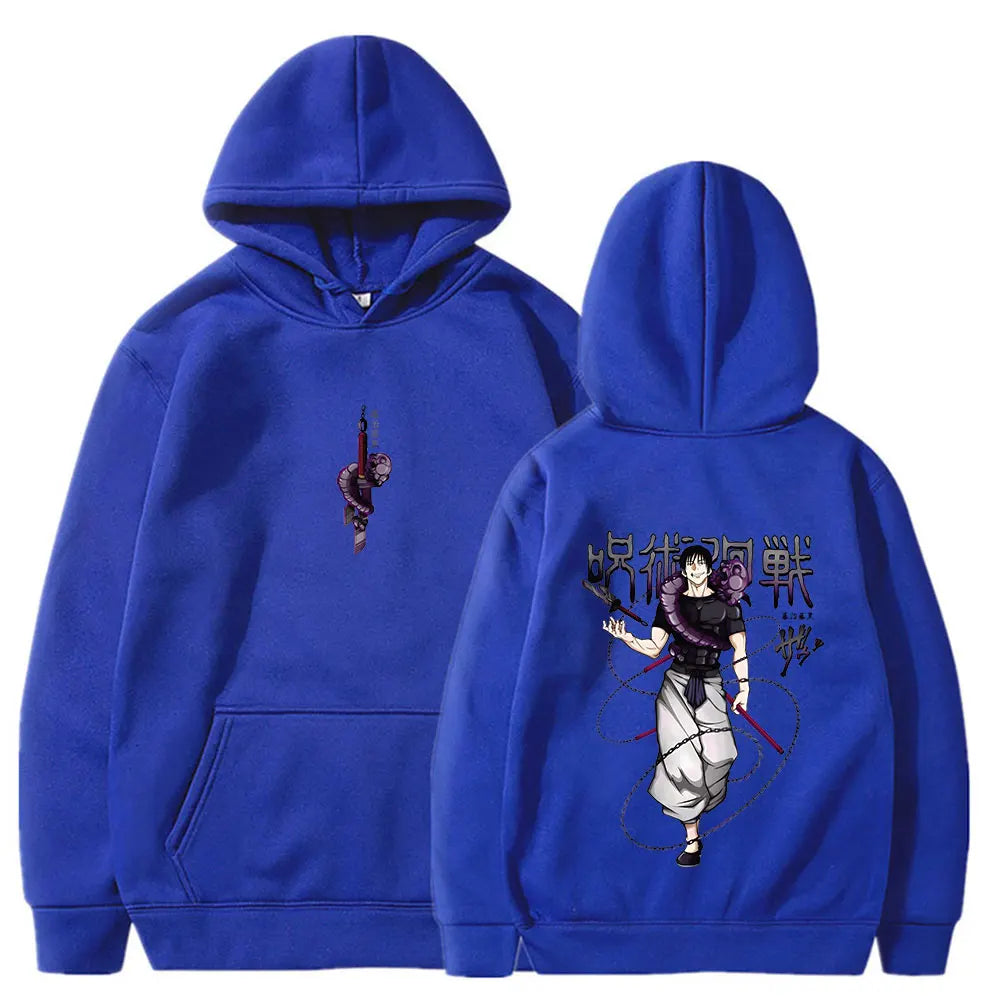 Jujutsu Kaisen Anime Hoodies Women Fushiguro Toji Print Hooded Sweatshirts Hip Hop Streetwear Gothic Pullover Men's Clothing - Jujutsu Kaisen Merch - Free Shipping Buy Now