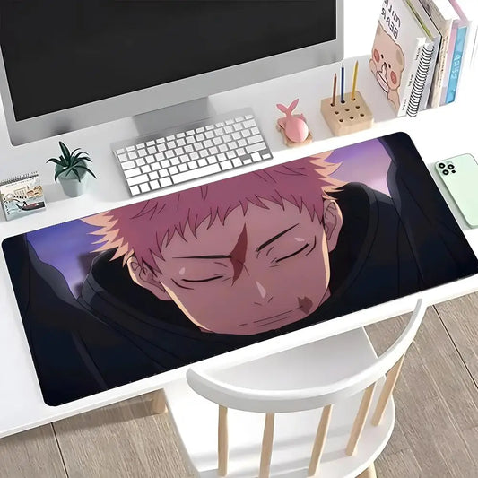 Jujutsu Kaisen Itadori Yuji Mouse Pad Mousepad Large Gaming LockEdge Thickened Computer Keyboard Table Desk Mat