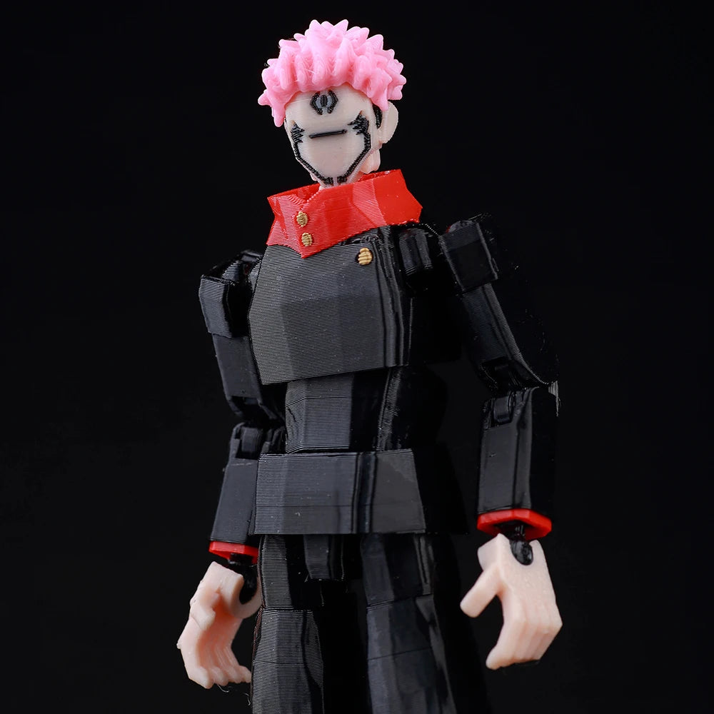 3d Printed Dummy13 Jujutsu Kaisen Ryomen Sukuna Action Figure Anime Model Toys Multi-Jointed Poseable Collectible Toy Gift - Jujutsu Kaisen Merch - Free Shipping Buy Now