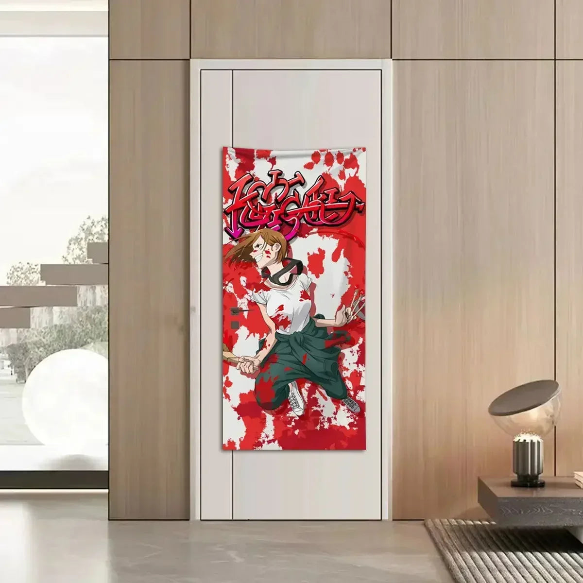New Satoru Gojo Poster Jujutsu Kaisen Room Decoration Poster Wall Stickers Okkotsu Yuta Mahito 200cm high and 60cm wide poster