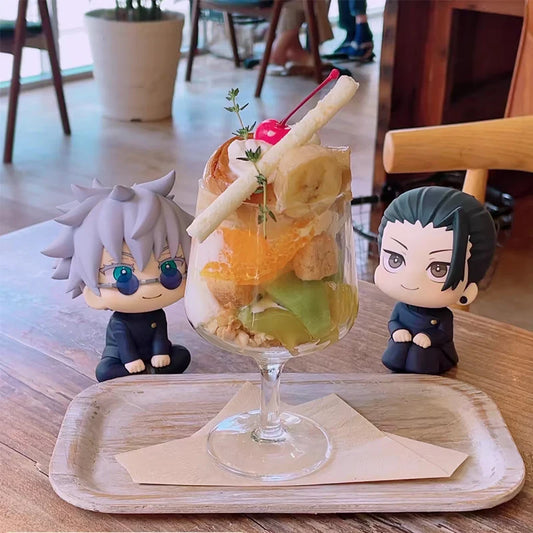 10cm Jujutsu Kaisen Mini Figures Satoru Gojo Figure Action Geto Suguru Figurine Q Version Anime Model PVC Collection Toys Statue - Jujutsu Kaisen Merch - Free Shipping Buy Now