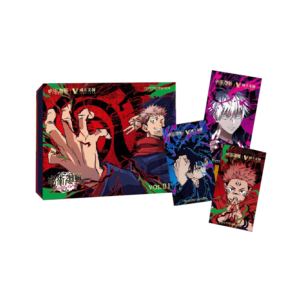 Jujutsu Kaisen Cards First Edition Domain Expansion Trading Cards Blind Box Collectible Limited Quantity Anime Cards