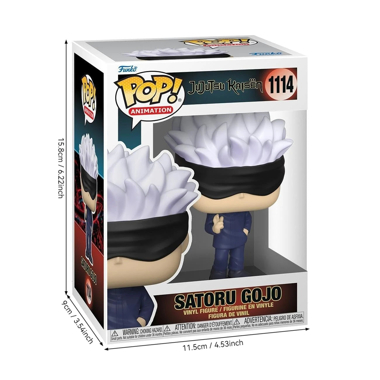 Funko POP - Satoru Gojo-#1114-Anime character figurines, collector figurines, anime fans, creative birthday gifts, anime fan