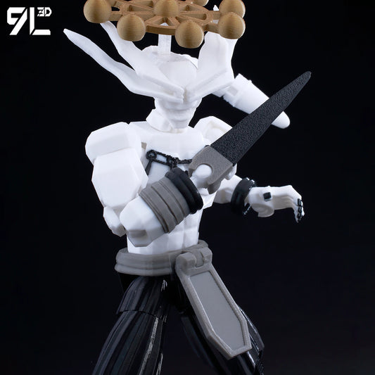 9L3D Mahoraga & Gojo Satoru 3D Printed Figures Set Jujutsu Kaisen Anime Multi-Jointed Poseable Model Collectible Toys Gift - Jujutsu Kaisen Merch - Free Shipping Buy Now