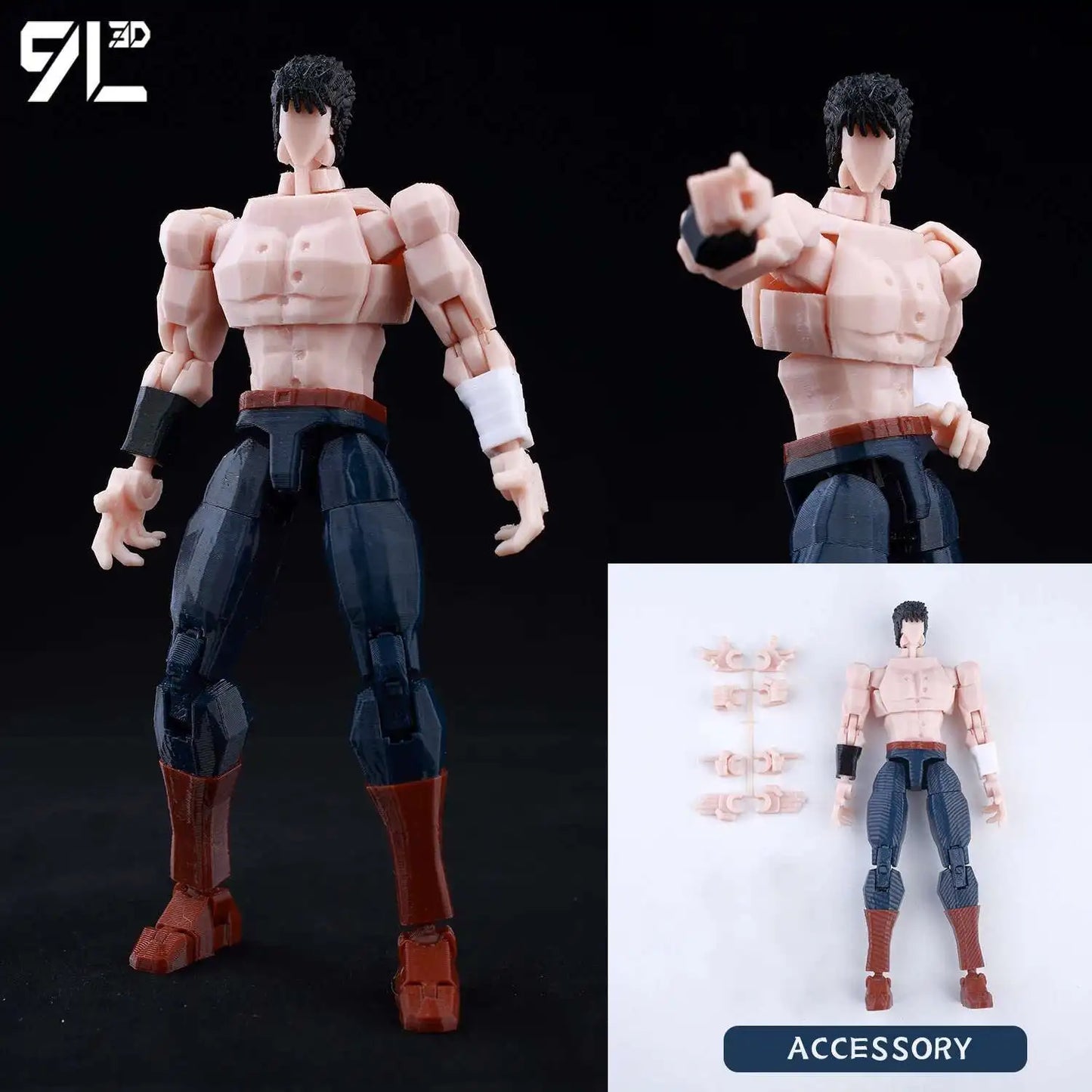 9L3D Printed Jujutsu Kaisen Ryomen Sukuna Lucky Dummy 13 Anime Multi-Jointed Shapeshift Toys Action Figures Mannequin Model - Jujutsu Kaisen Merch - Free Shipping Buy Now