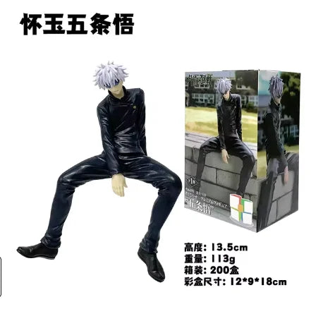 11cm New Gojo Satoru Anime Jujutsu Kaisen Action Figure Itadori Yuji Seated Noodle Stopper Model Toys Japanese Dolls Hobbies - Jujutsu Kaisen Merch - Free Shipping Buy Now