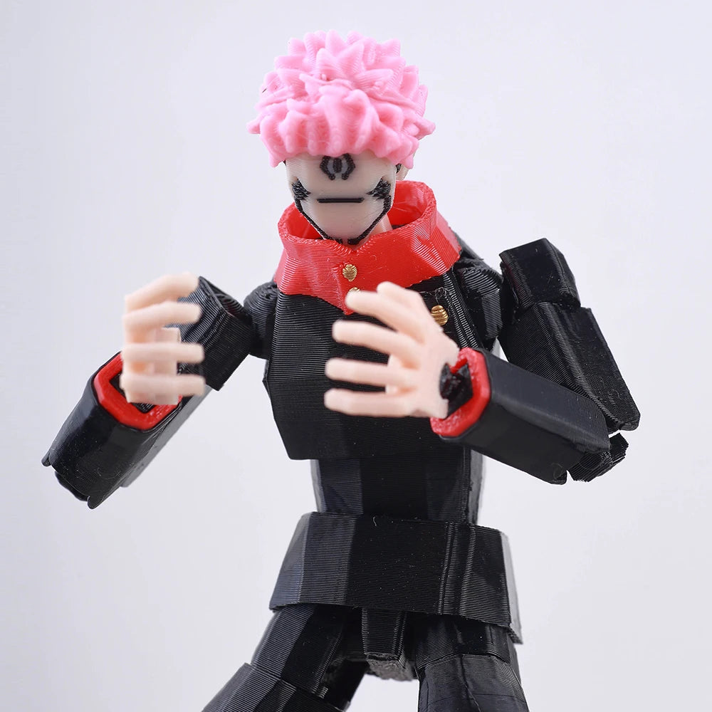 9L3D Printed Jujutsu Kaisen Ryomen Sukuna Lucky Dummy 13 Anime Multi-Jointed Shapeshift Toys Action Figures Mannequin Model - Jujutsu Kaisen Merch - Free Shipping Buy Now