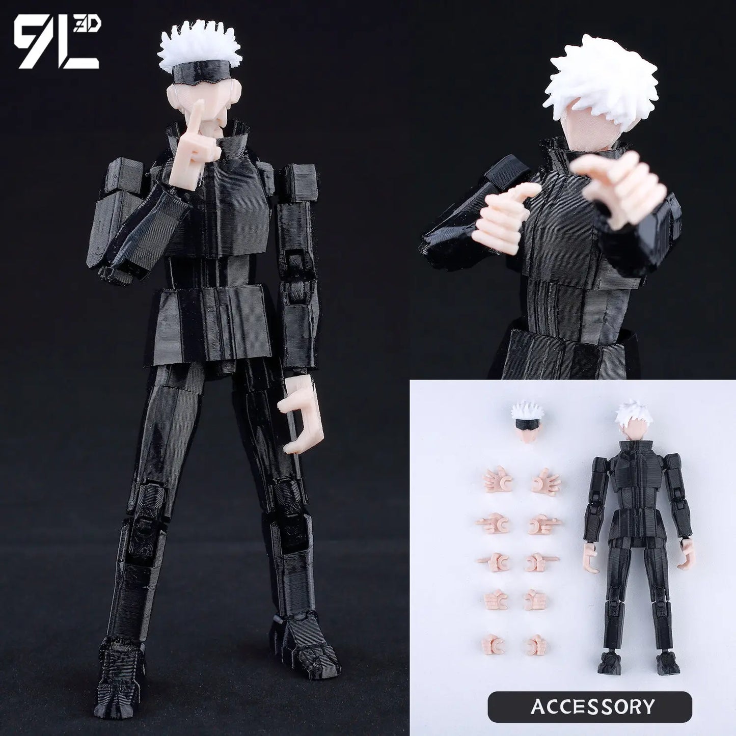 9L3D Printed Jujutsu Kaisen Ryomen Sukuna Lucky Dummy 13 Anime Multi-Jointed Shapeshift Toys Action Figures Mannequin Model - Jujutsu Kaisen Merch - Free Shipping Buy Now