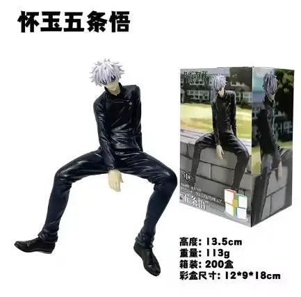 11cm New Gojo Satoru Anime Jujutsu Kaisen Action Figure Itadori Yuji Seated Noodle Stopper Model Toys Japanese Dolls Hobbies - Jujutsu Kaisen Merch - Free Shipping Buy Now