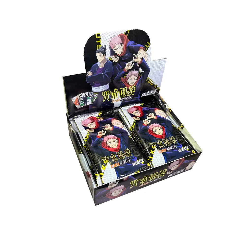 Vente en gros Jujutsu Kaisen Collection Card 1m02 Japonais Anime Booster Box Doujin enfants Jouets et Loisirs Cadeau