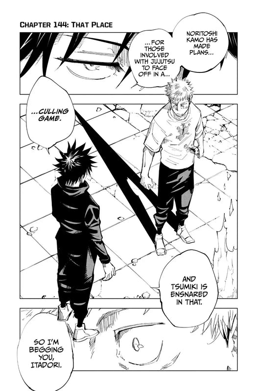 JUJUTSU KAISEN MANGA CHAPTER 144 - jujutsu-kaisen-merch.com