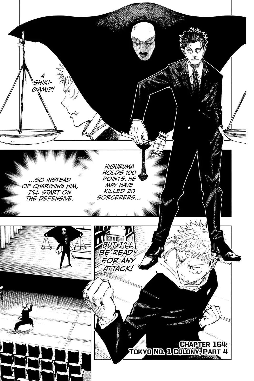 JUJUTSU KAISEN MANGA CHAPTER 164 - jujutsu-kaisen-merch.com