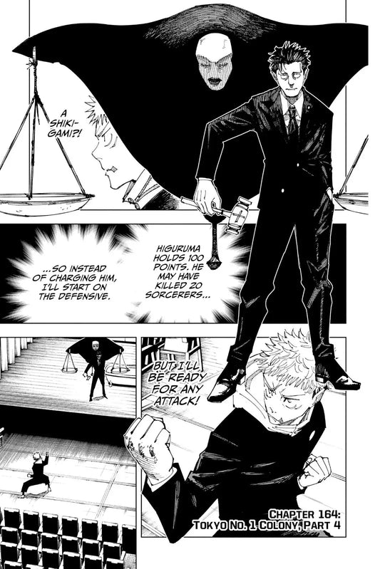 JUJUTSU KAISEN MANGA CHAPTER 164 - jujutsu-kaisen-merch.com