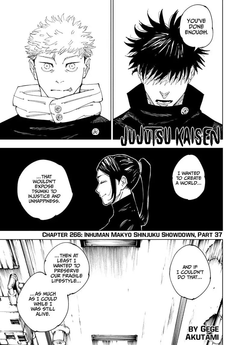 JUJUTSU KAISEN MANGA CHAPTER 266 - jujutsu-kaisen-merch.com
