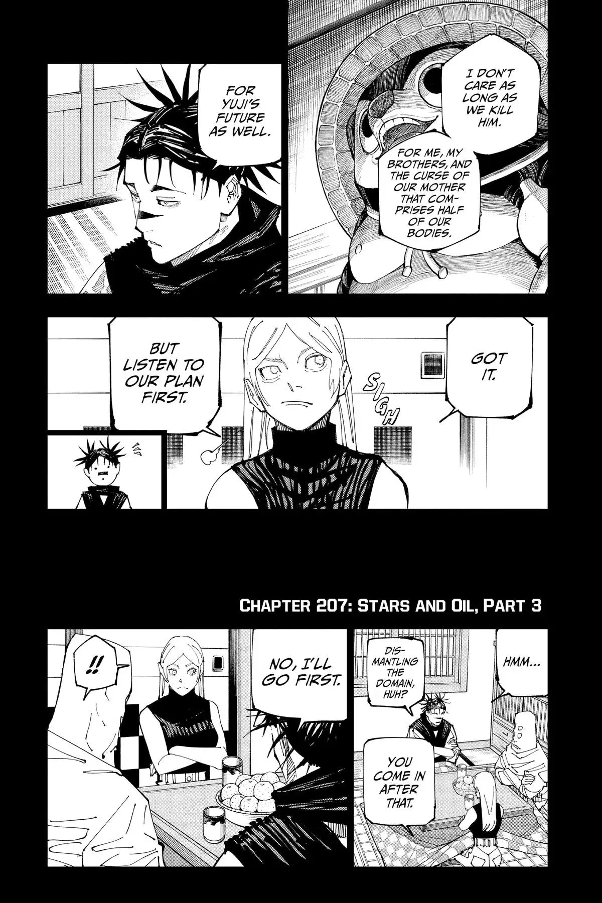 JUJUTSU KAISEN MANGA CHAPTER 207 - jujutsu-kaisen-merch.com