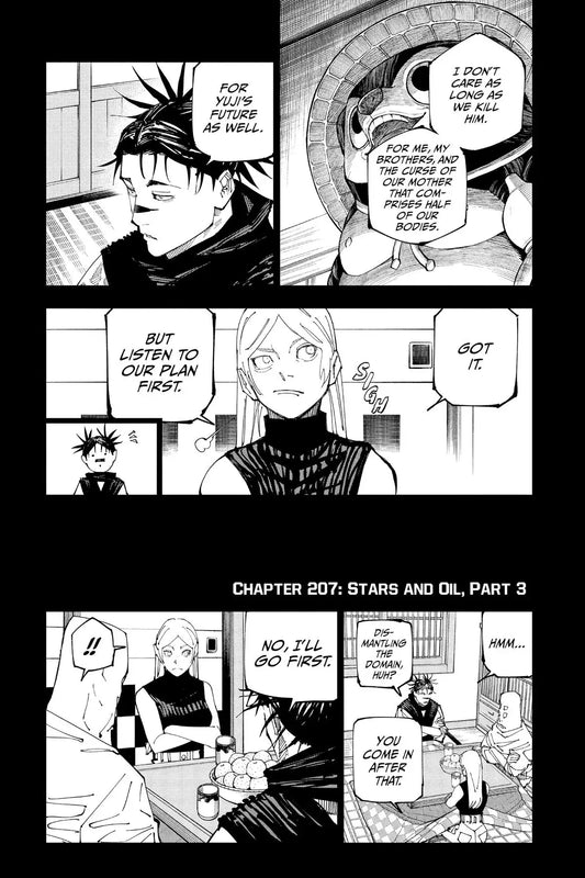JUJUTSU KAISEN MANGA CHAPTER 207 - jujutsu-kaisen-merch.com