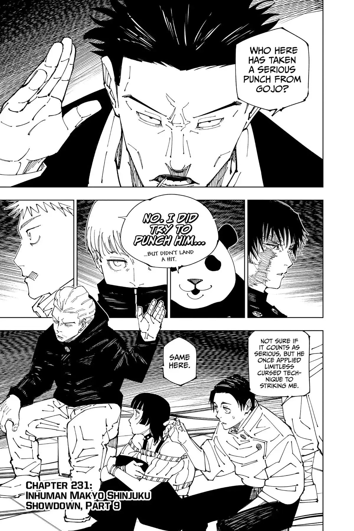 JUJUTSU KAISEN MANGA CHAPTER 231 - jujutsu-kaisen-merch.com