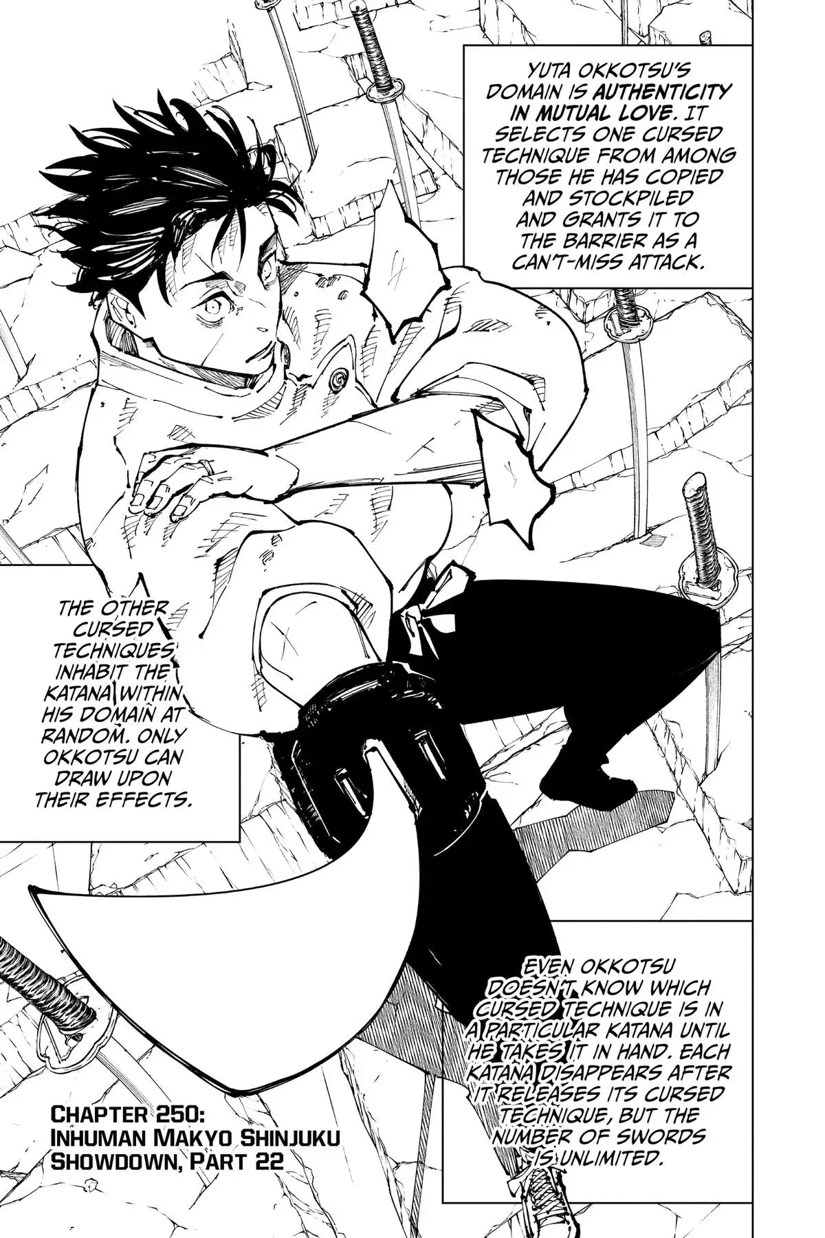 JUJUTSU KAISEN MANGA CHAPTER 250 - jujutsu-kaisen-merch.com
